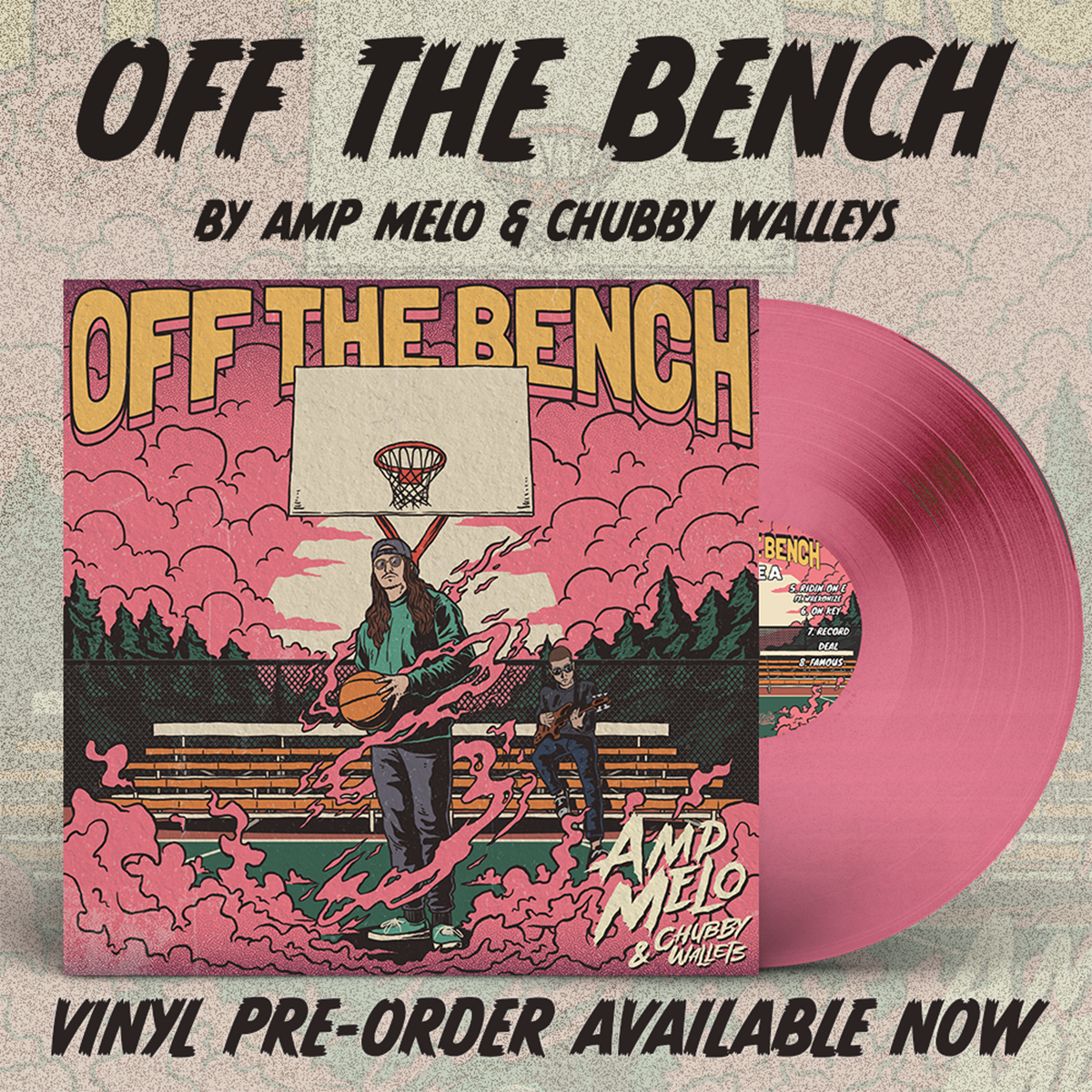 Off The Bench LP (Clear Pink) - PRE-ORDER